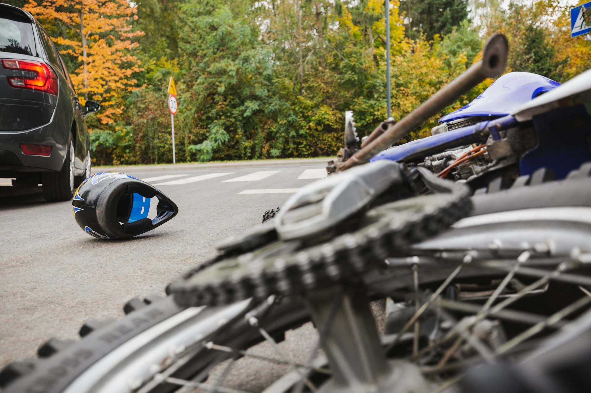 Bike and the car