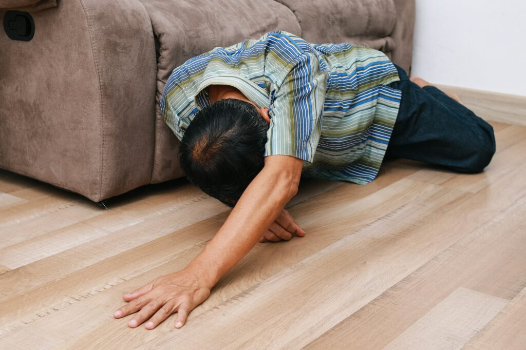 Falling Old Man